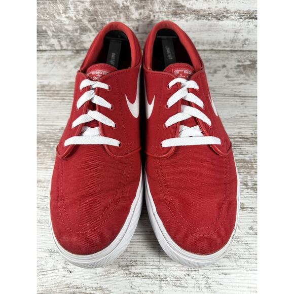 Mens Nike Zoom Stefan Janoski University Red/White Canvas Sneakers Sz 10 EUC! main image 7